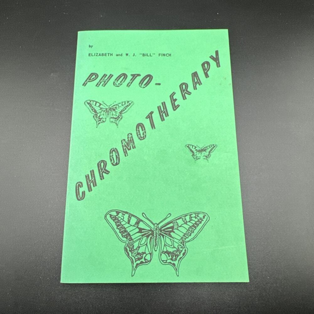 Rare PhotoChromotherapy by Elizabeth Finch Vintage Color Therapy Book